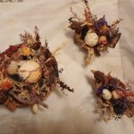 déco vannerie et fleurs séchées - Nadine JACQUINOT